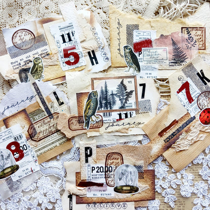 Ferns and Forest Labels pack