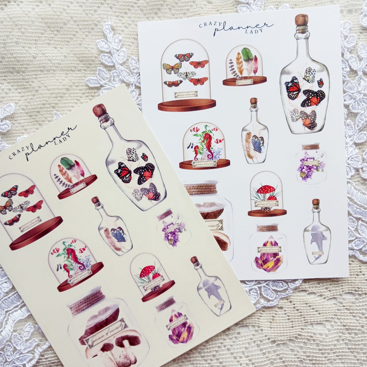 Sticker sheet - Specimen Bottles