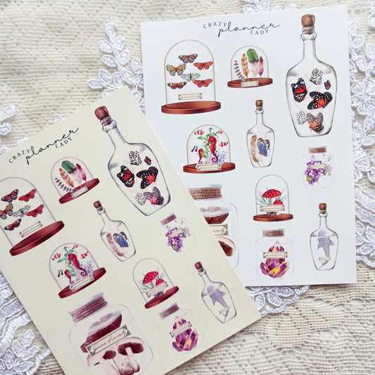 Sticker sheet - Specimen Bottles