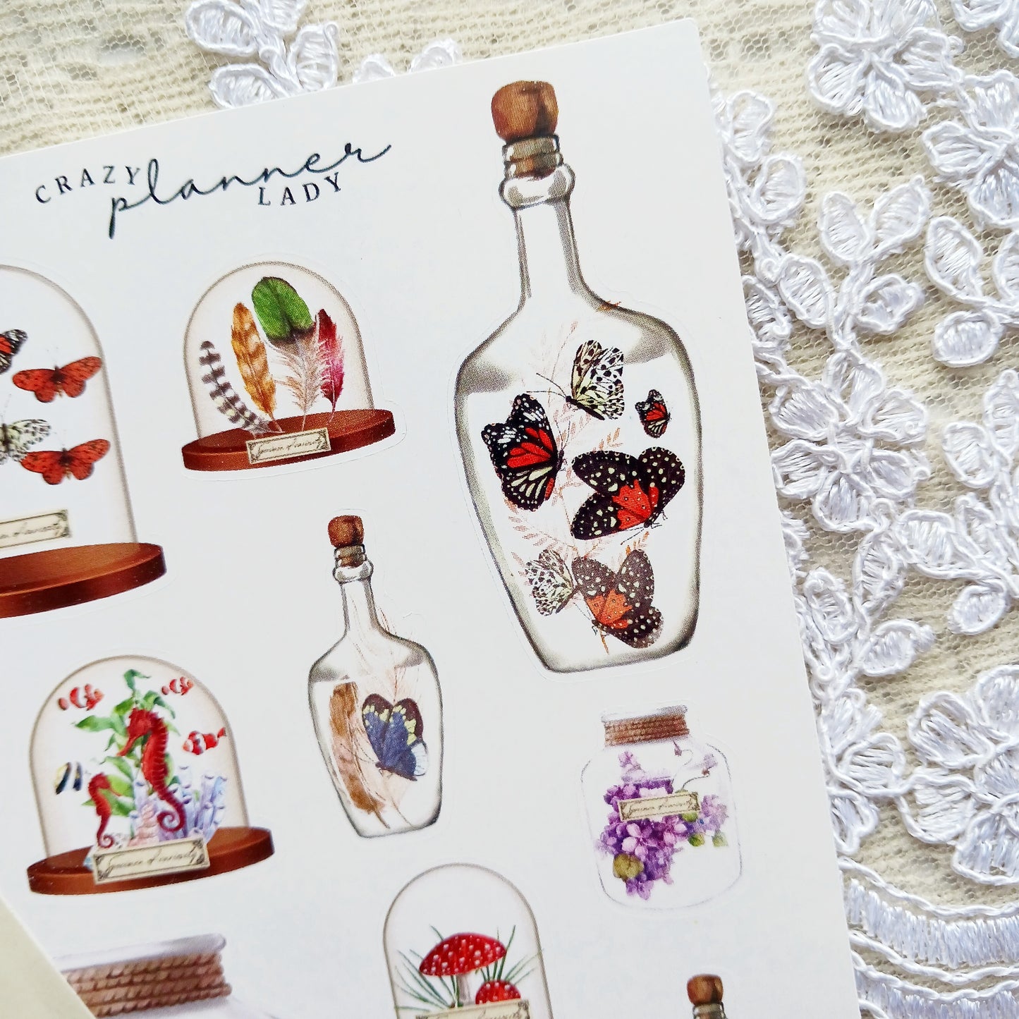Sticker sheet - Specimen Bottles