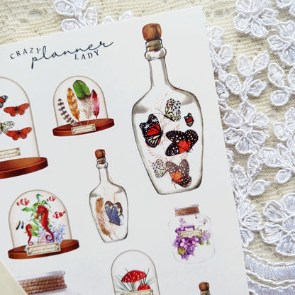 Sticker sheet - Specimen Bottles