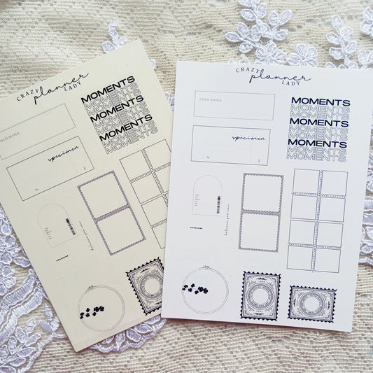 Sticker sheet - Minimal Labels