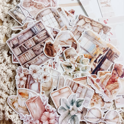 Cozy Mini Journal Kit - Stickers, Papers & Labels for Journaling