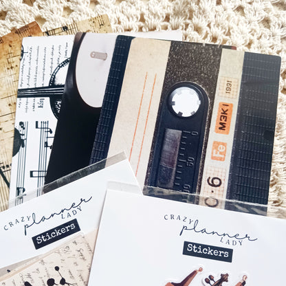 Music Mini Journal Kit - Journaling & Scrapbooking Essentials