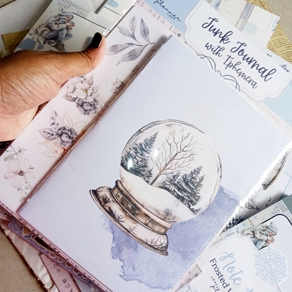 Junk Journal and Ephemera Set - Frosted Whispers