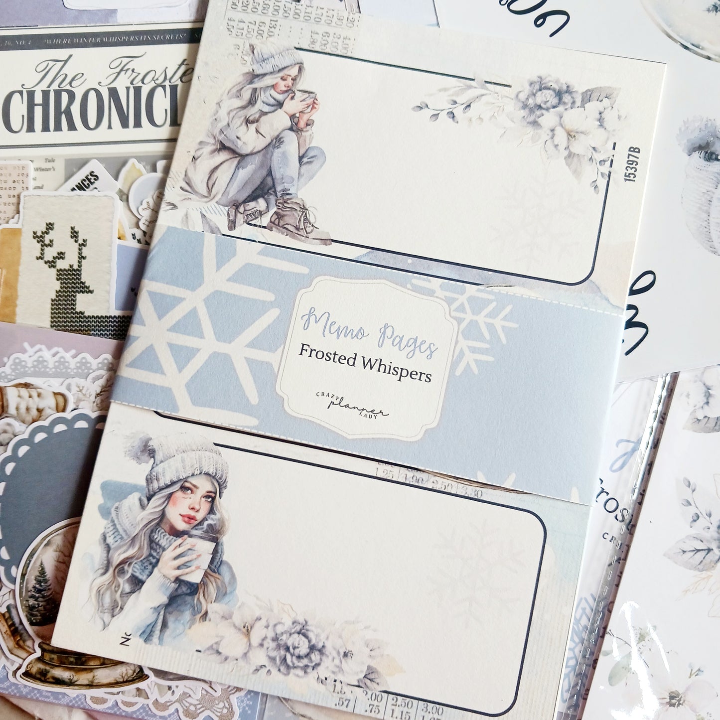 Memo Pages - Frosted Whispers