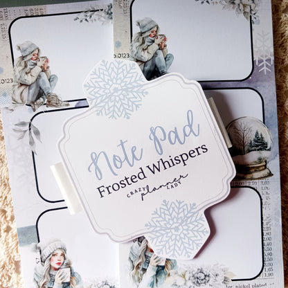 Note Pad - Frosted Whispers