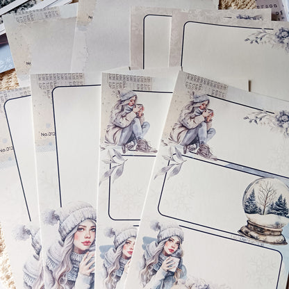 Memo Pages - Frosted Whispers
