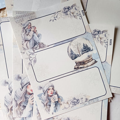 Memo Pages - Frosted Whispers