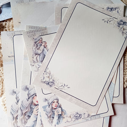 Memo Pages - Frosted Whispers