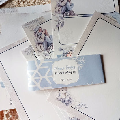 Memo Pages - Frosted Whispers