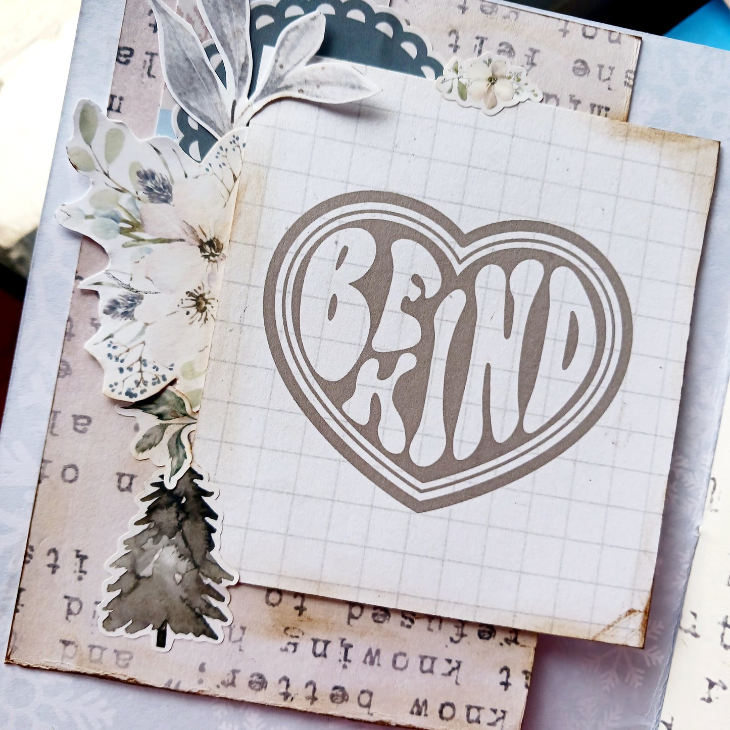 Ephemera Journal cards - Frosted Whispers