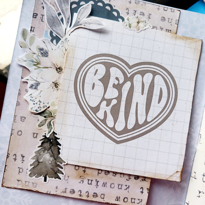 Ephemera Journal cards - Frosted Whispers