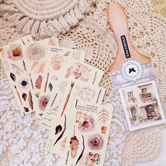 Stickers Set - Painter