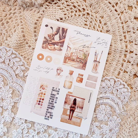Stickers Sheet - art galery
