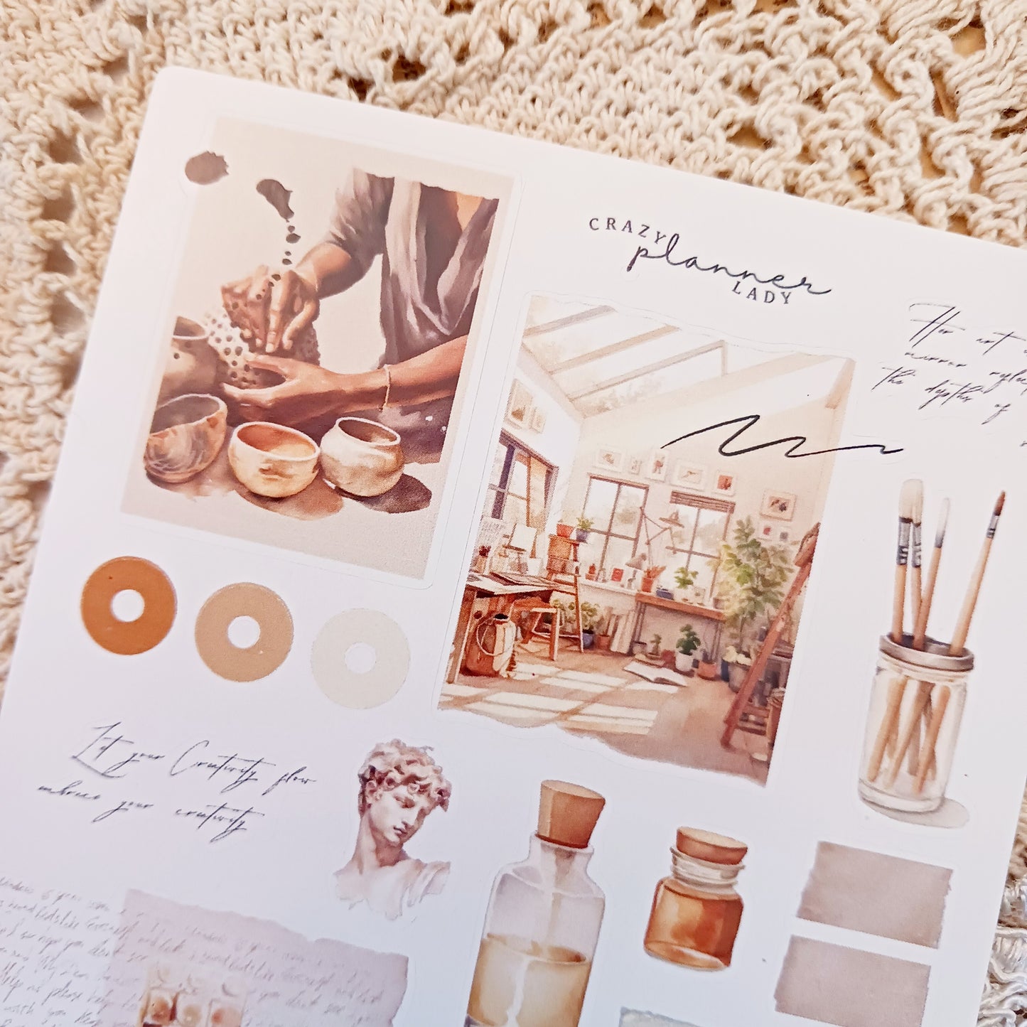 Stickers Sheet - art galery