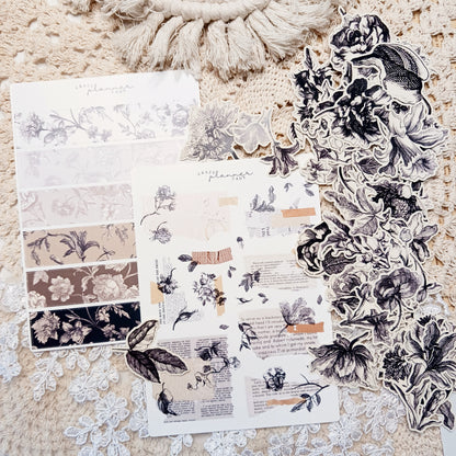 Stickers Set - Vintage Toile