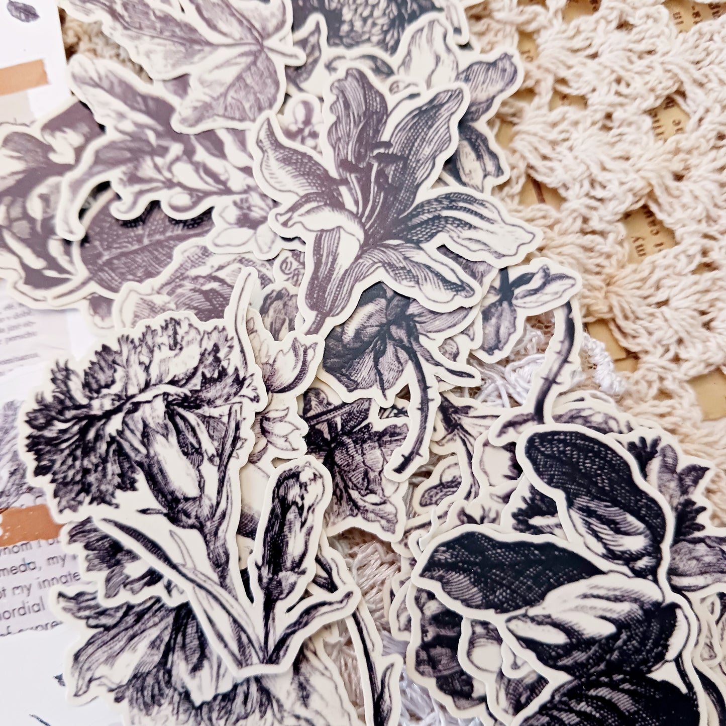 Stickers Set - Vintage Toile