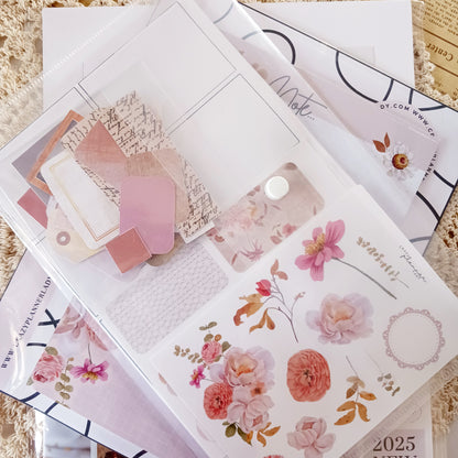 Fresh Start - Grid Journaling Kit | 30-Day Journal Challenge | Self-Reflection Planner Supplies