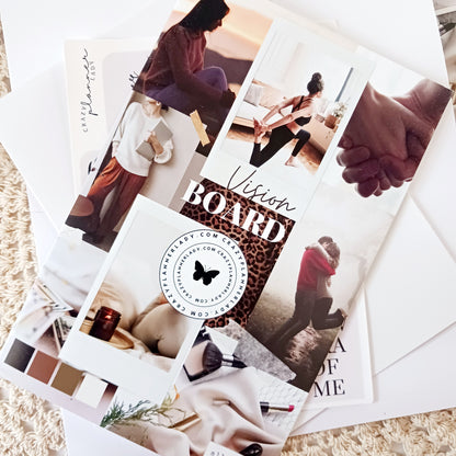 Fresh Start - Vision Board Kit for 2025 | Goal Setting & Manifestation Planner Kit | Aesthetic Journal Stickers