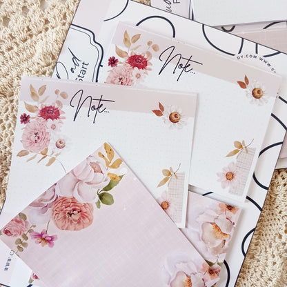 Fresh Start - Duo Notepad Set | Aesthetic Notepads for Journaling & Daily Planning | Chic Stationery