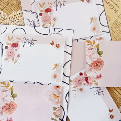 Fresh Start - Duo Notepad Set | Aesthetic Notepads for Journaling & Daily Planning | Chic Stationery