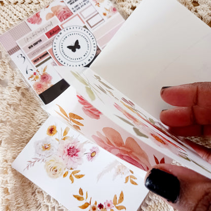 Fresh Start - Mini Sticker Book | 16-Page Sticker Collection for Planners & Scrapbooks | Journaling Stickers