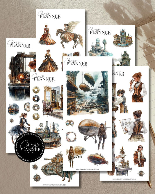 Autumn Sticker Set – Steampunk