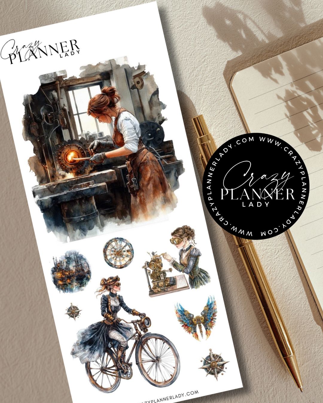 Autumn Sticker Set – Steampunk