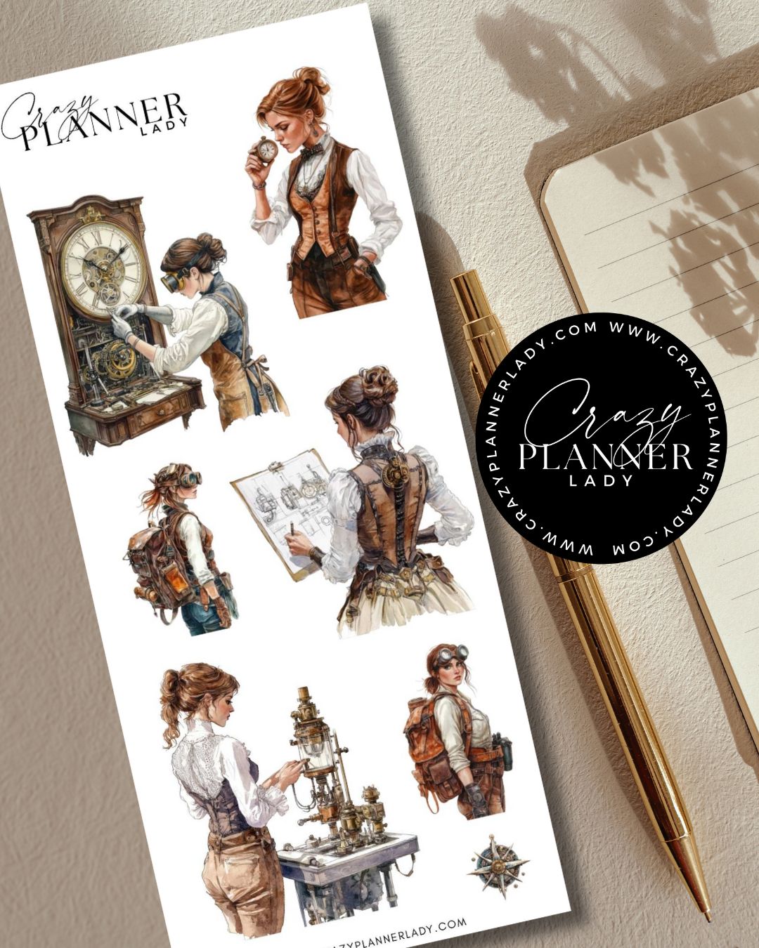 Autumn Sticker Set – Steampunk