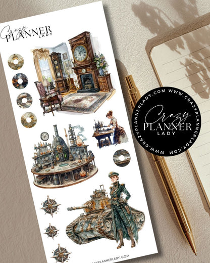 Autumn Sticker Set – Steampunk