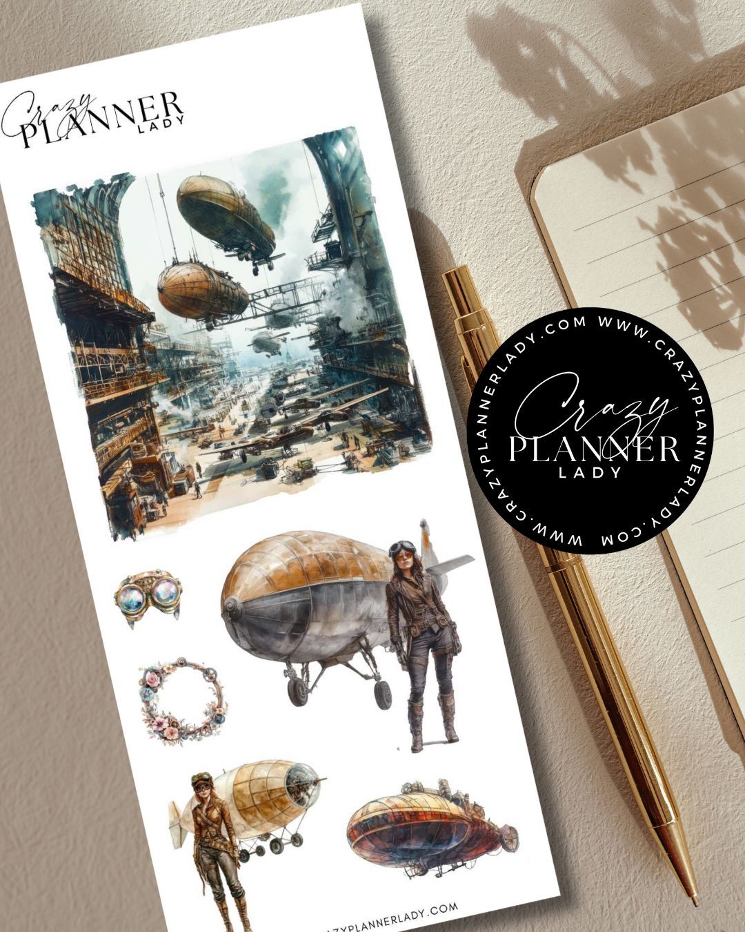 Autumn Sticker Set – Steampunk