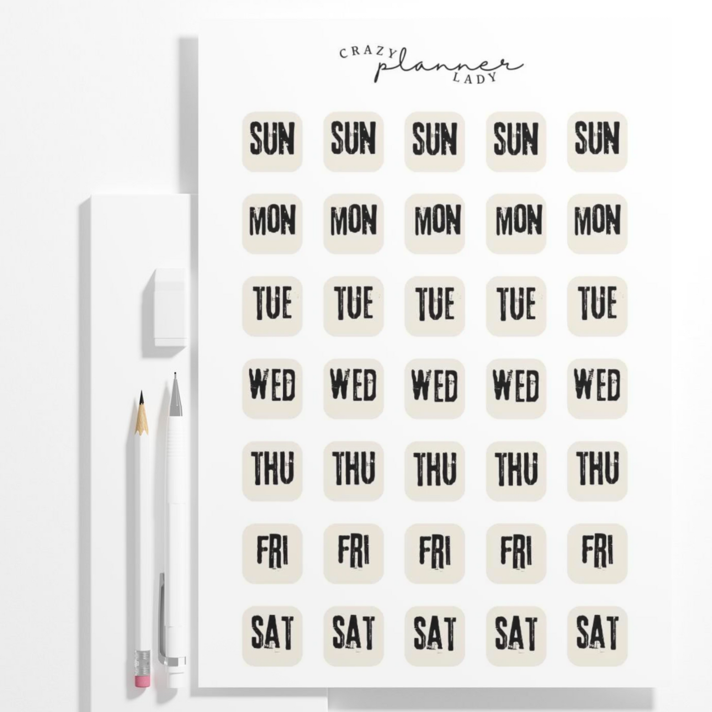 ✨ Functional Planner Stickers 2025 Collection ✨ Weekly Boxes