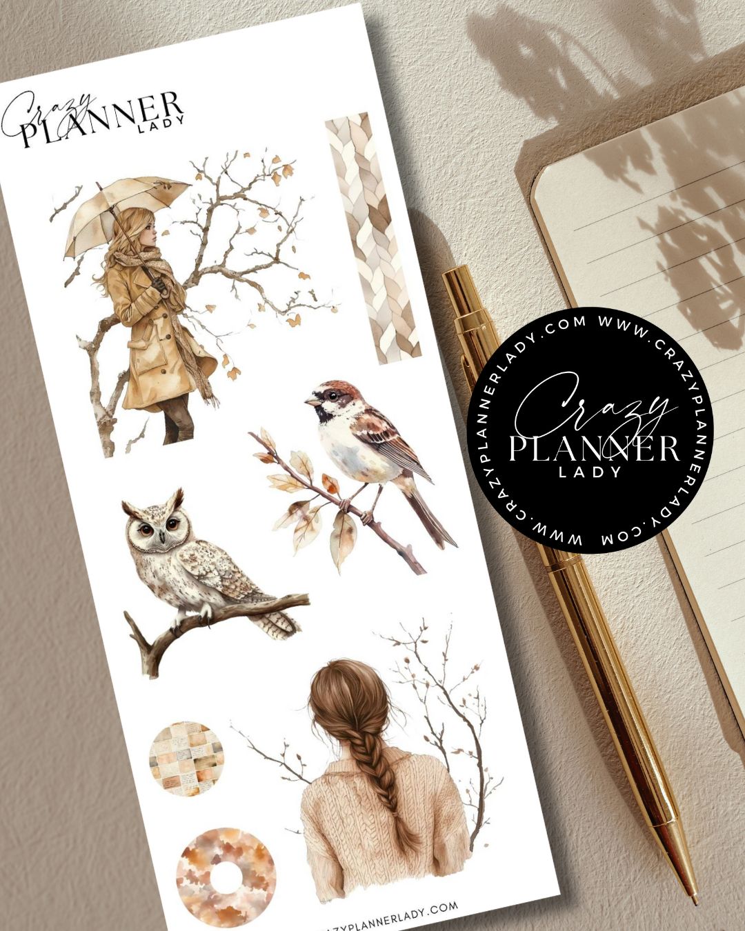 Autumn Sticker Set – Cozy day