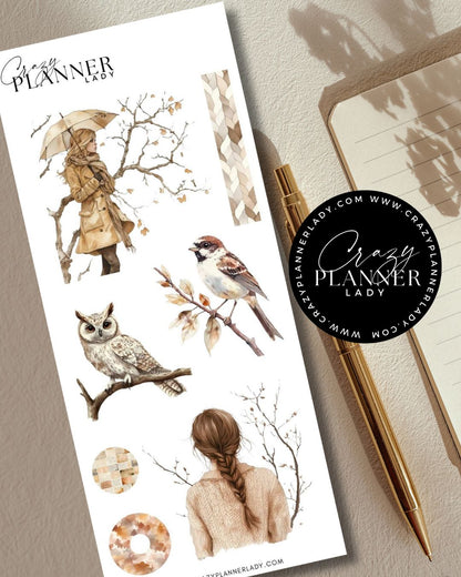 Autumn Sticker Set – Cozy day