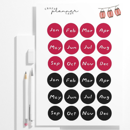 ✨ Functional Planner Stickers 2025 Collection ✨Japanese Style