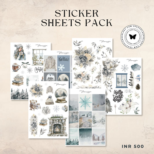 Sticker Sheets Bundle - Frosted Whispers