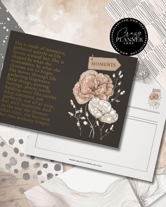 Gold Foiled Postcard 02 | Journaling & Happy Mail