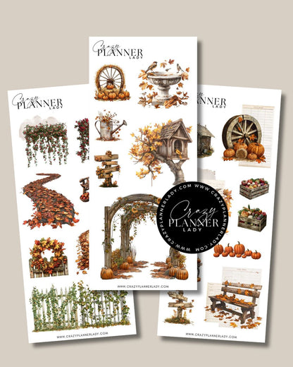 Autumn Sticker Set – Garden Walk