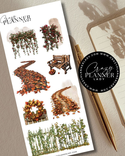 Autumn Sticker Set – Garden Walk