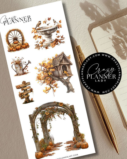 Autumn Sticker Set – Garden Walk