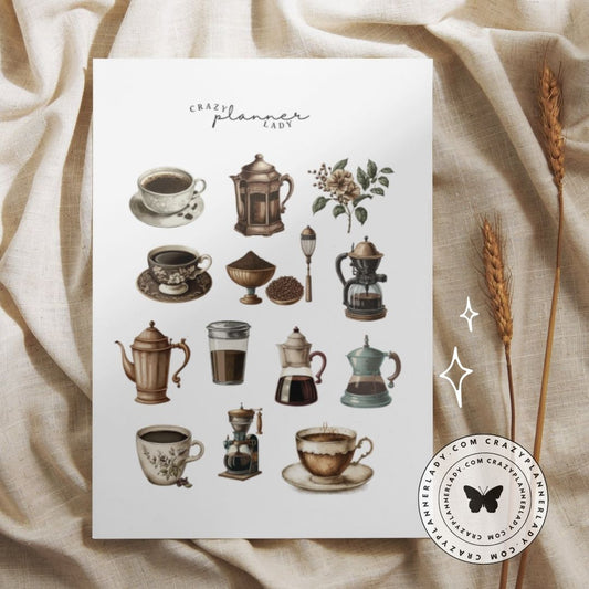 Coffee Love Sticker Sheet