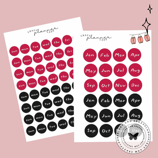 ✨ Functional Planner Stickers 2025 Collection ✨Japanese Style
