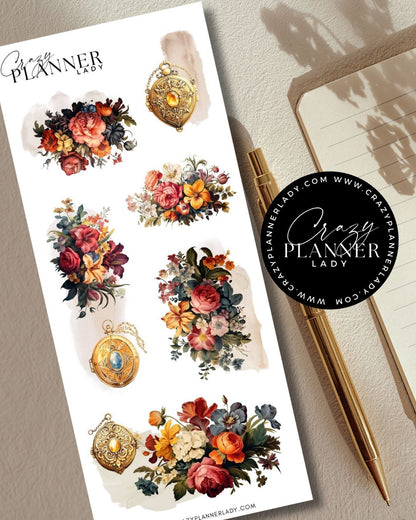 Autumn Sticker Set – Floral keys