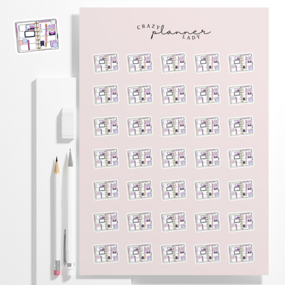 ✨ Functional Planner Stickers 2025 Collection ✨ Cute Icons