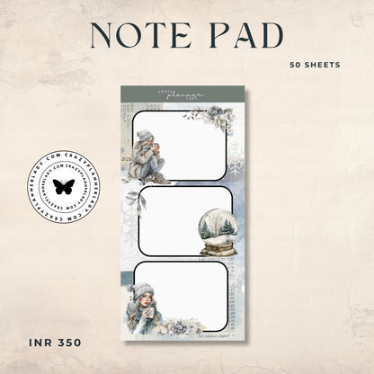 Note Pad - Frosted Whispers