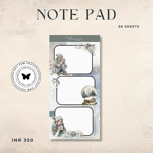 Note Pad - Frosted Whispers
