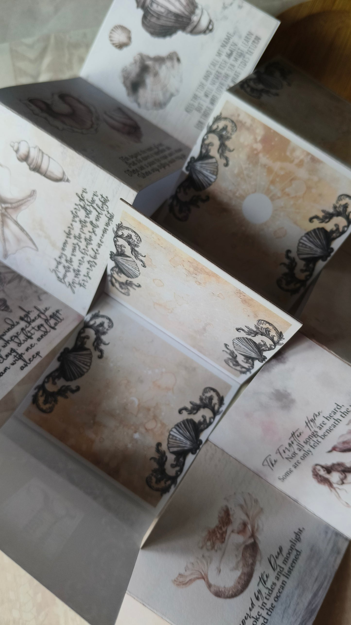 Mermaid Mini Accordion Books | 2 Page Printable Kit