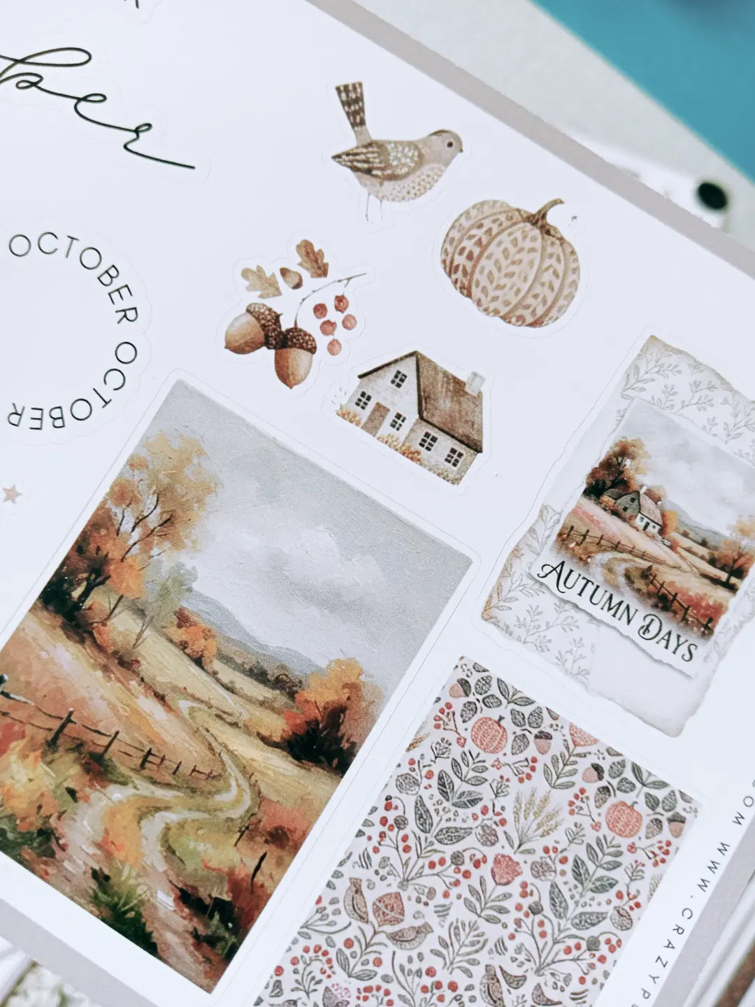 Seasonal Planner Sticker Collection | 12 Premium Velvet Matte Deco Sticker Sheets for Journals, Planners & Scrapbooking