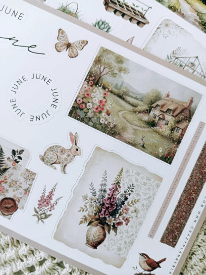 Seasonal Planner Sticker Collection | 12 Premium Velvet Matte Deco Sticker Sheets for Journals, Planners & Scrapbooking